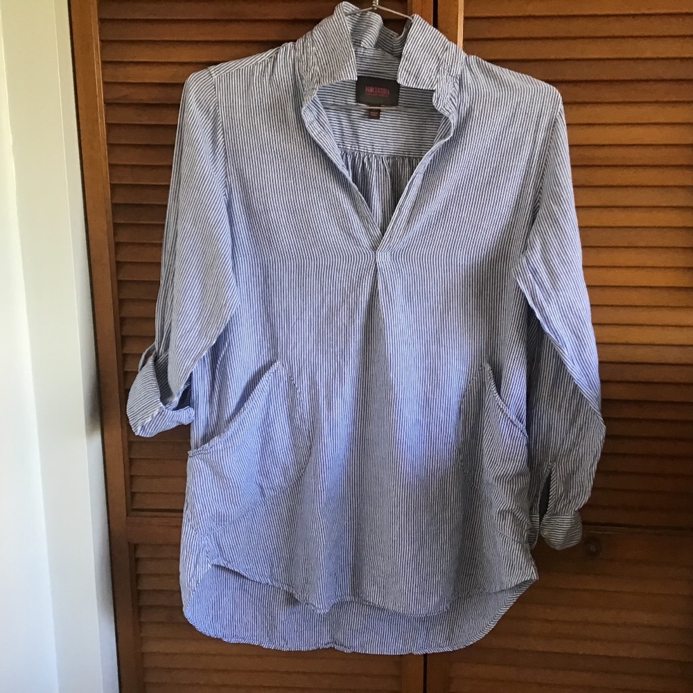 Forcynthia medium Linen/cotton tunic like new!